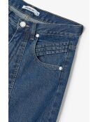 Blauwe katoenen jeans uit de jaren 90 Sarga