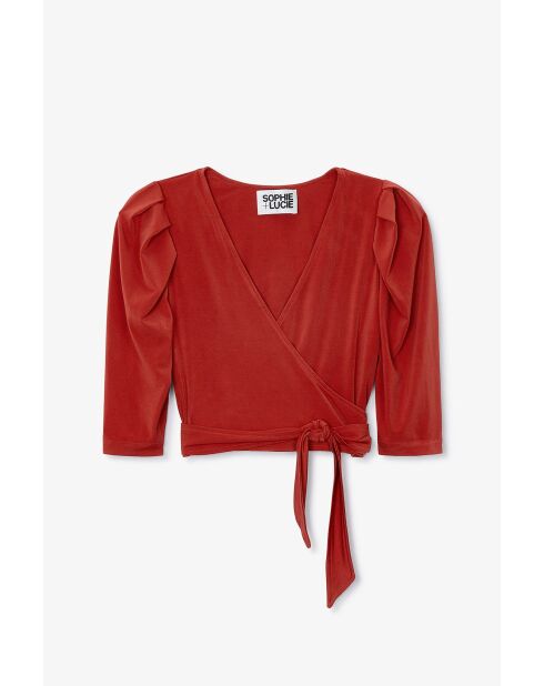 Top rojo Corina Punto