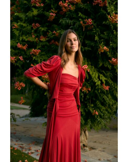 Top rojo Corina Punto