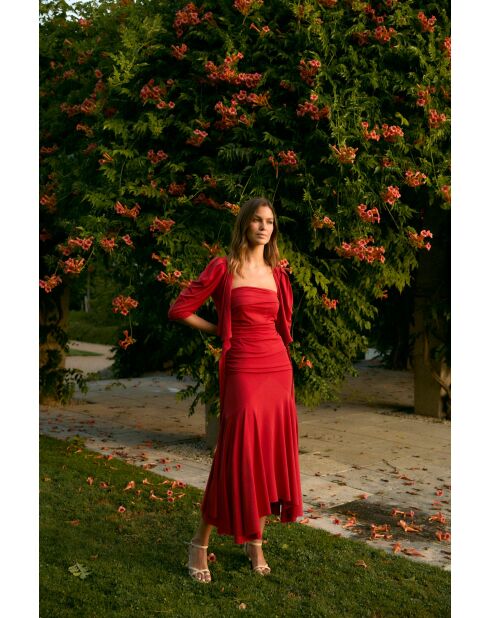 Top rojo Corina Punto
