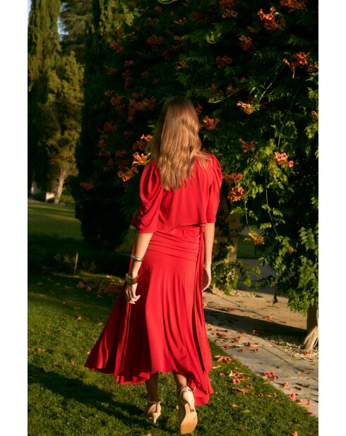 Top rojo Corina Punto