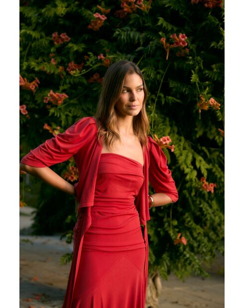 Top rojo Corina Punto