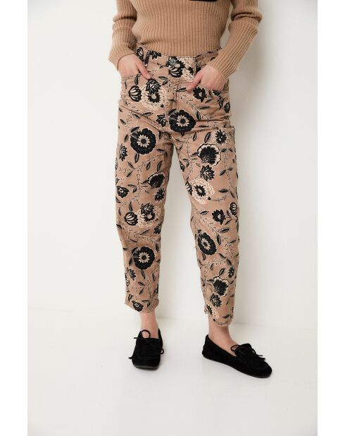 Jeans Flores Corse in cotone nero