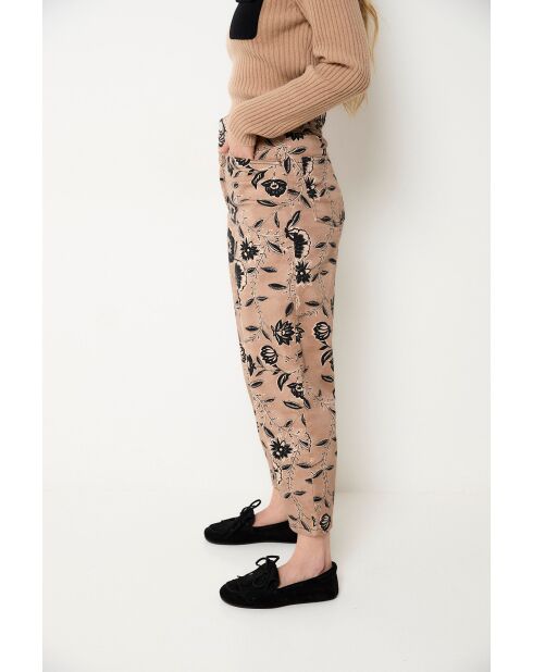 Jeans Flores Corse in cotone nero
