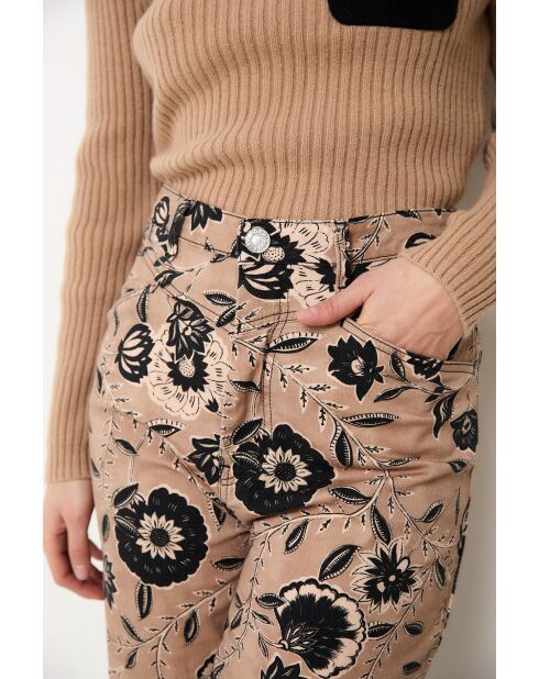 Jeans Flores Corse in cotone nero