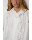 Maribel Trencilla ecru katoenen blouse