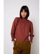 Blouse en coton Nido Tapir ocre