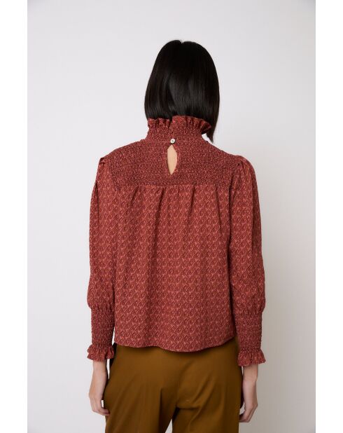 Blouse en coton Nido Tapir ocre