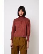 Blouse en coton Nido Tapir ocre