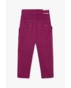 Jeans Carmela Sarga in cotone prugna