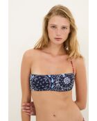 Blauwe Mao Bandana-top