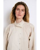 Catalina Voile ecru katoenen blouse