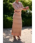 Jupe Lurex Punto cobre