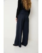 Marineblauwe wollen broek Charlot Rayas