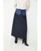 Gonna Catalina Mix Tencel blu