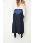 Gonna Catalina Mix Tencel blu