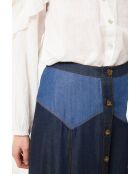 Gonna Catalina Mix Tencel blu
