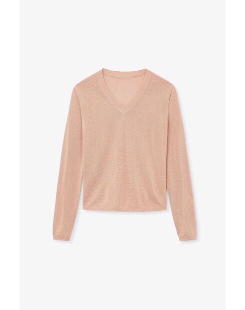 Top Lurex Punto cobre