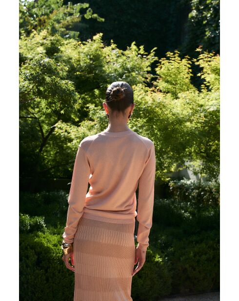 Top Lurex Punto cobre
