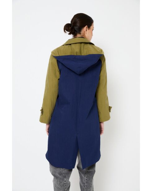 Chicago Tecnico marineblau Trenchcoat