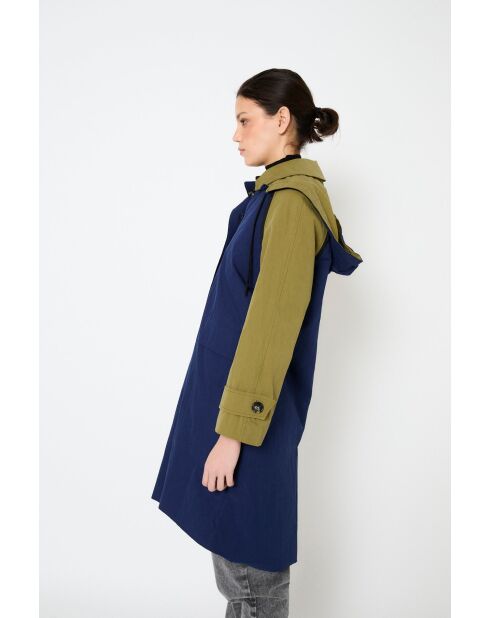 Chicago Tecnico marineblau Trenchcoat