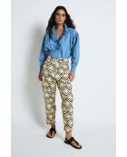Schwarze Corse Colmena Baumwolljeans