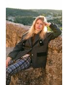 Giacca in lana marengo Dakota Shetland