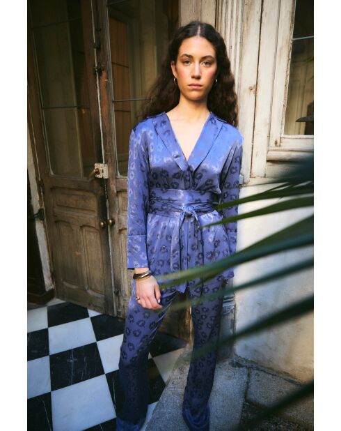 Giacca Indigo Jcq Beatas Lion