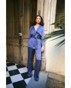 Giacca Indigo Jcq Beatas Lion