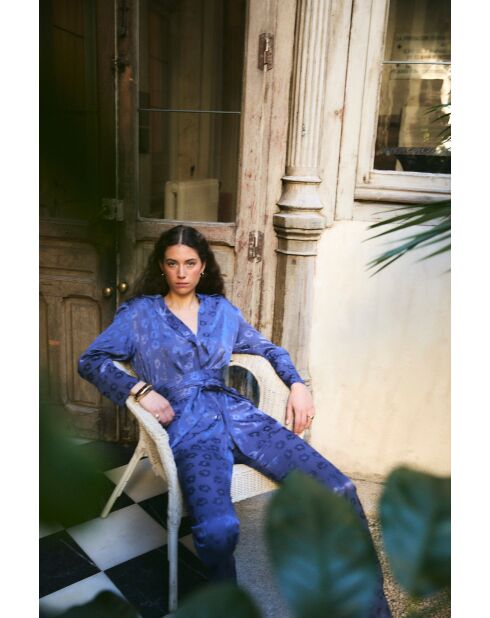 Giacca Indigo Jcq Beatas Lion
