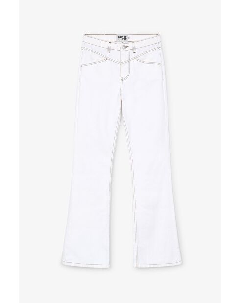 Jeans Nevada Sarga in cotone ecru