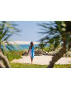 Fouta in cotone turchese - 100x200 cm
