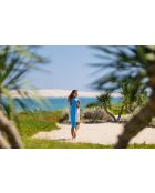 Fouta in cotone turchese - 100x200 cm