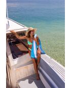 Fouta in cotone turchese - 100x200 cm
