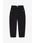Jeans neri in cotone Cargo Sarga