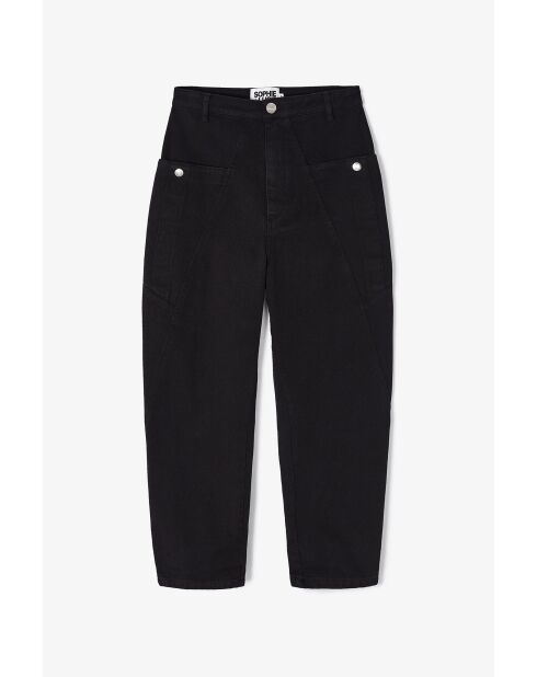 Jeans neri in cotone Cargo Sarga