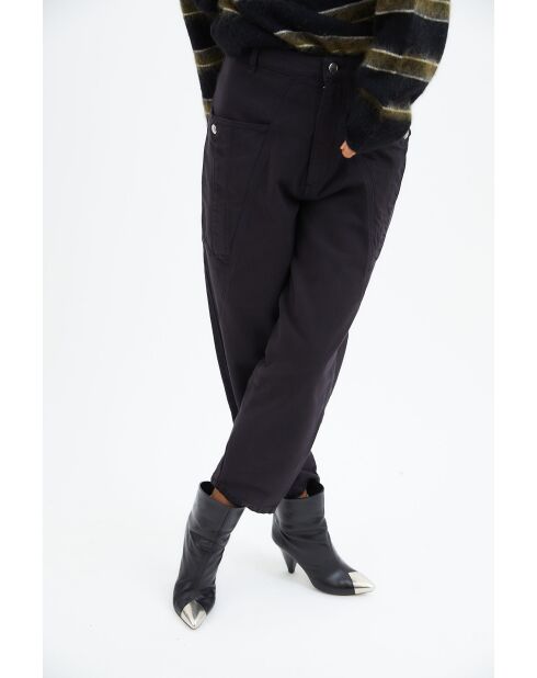 Jeans neri in cotone Cargo Sarga