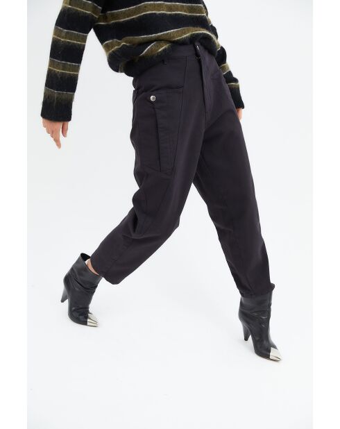 Jeans neri in cotone Cargo Sarga