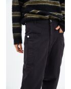 Jeans neri in cotone Cargo Sarga