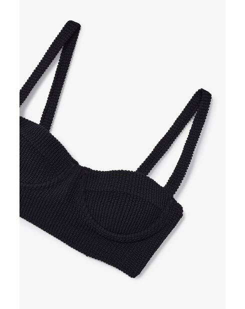 Top corposo nero Canutillo