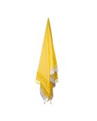 Fouta de algodón amarillo limón - 100x200 cm