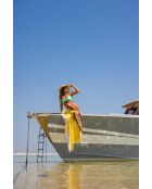 Fouta de algodón amarillo limón - 100x200 cm