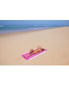 Fouta en coton rose - 100x200 cm
