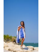 Fouta in cotone blu royal - 100x200 cm