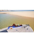 Fouta in cotone blu royal - 100x200 cm