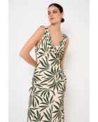 Idra Hojas grünes Kleid