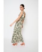 Idra Hojas grünes Kleid
