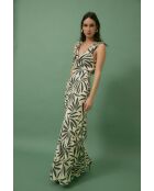 Idra Hojas grünes Kleid