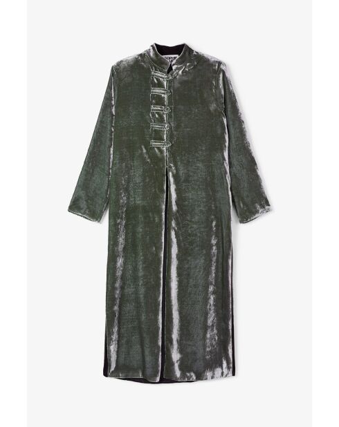 Chiniski Velvet Humo Mantel