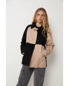 Beigefarbene Baumwolljacke Damero Trinchera